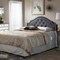 Baxton Studio Cora Modern Dark Grey Upholstered King Size Headboard 124-6864 - alternate 3